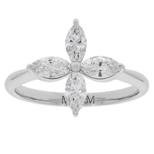  Marquise Diamond Ring (Optional Engraving)
