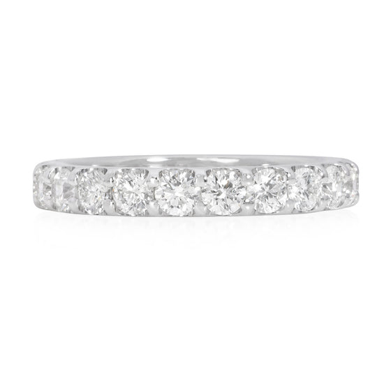 Round Diamond Eternity Ring in 14k White Gold - 1.90 Carats