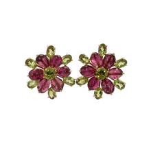  Peridot and Rubellite Earrings - Exquisite Gemstones Remastered