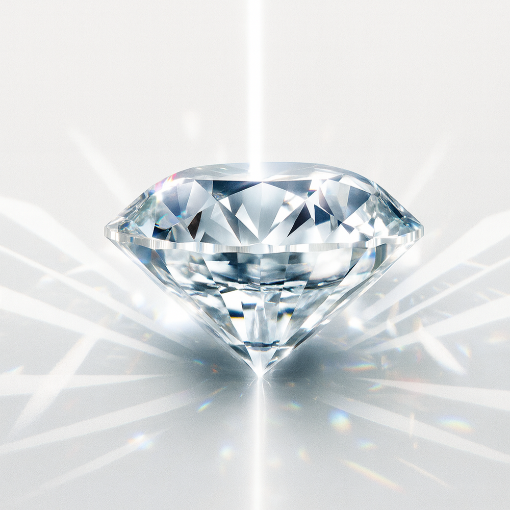 Diamond with 'Laurenti' branding on a white background
