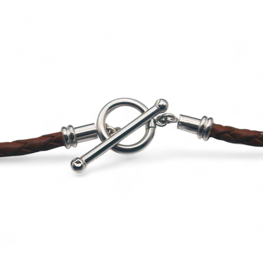 
                      
                        Sophia Double Tour Bracelet in Brown
                      
                    