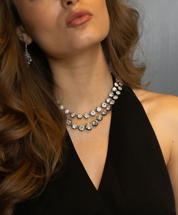 Diamonds By the Yard Necklace in 14k White Gold