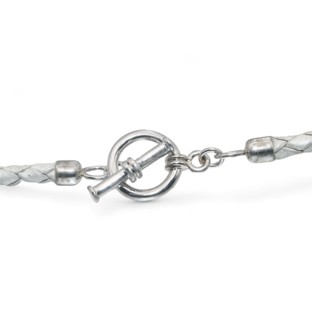 
                      
                        Sophia Double Tour Bracelet in White
                      
                    