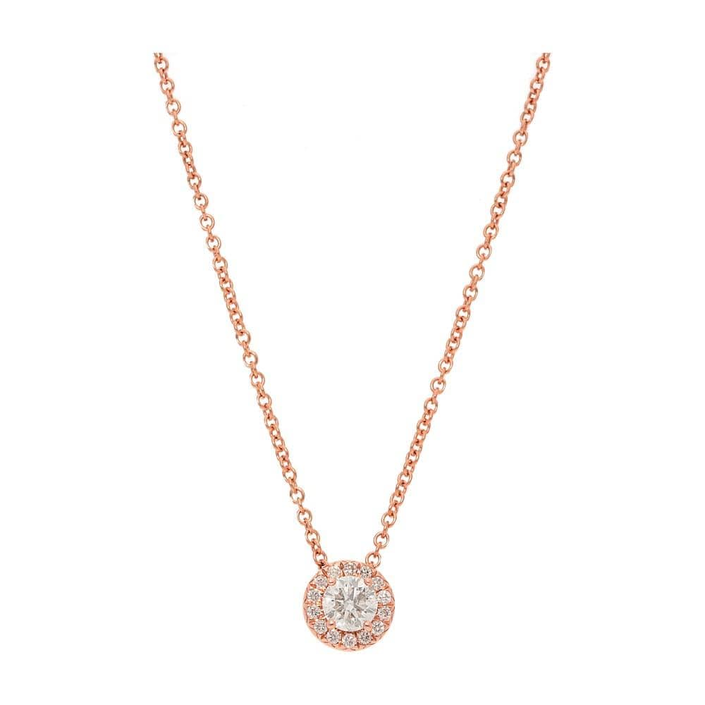 Laurenti New York Diamond Pendant in Rose Gold