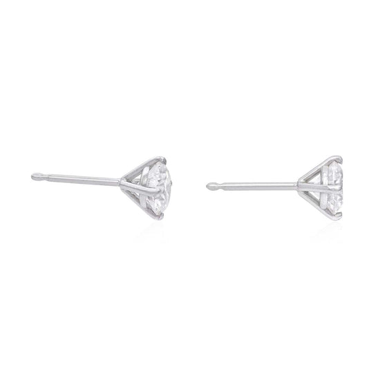 Laurenti New York  Earrings Diamond Stud Earrings in 14K White Gold (1 ct. tw.)