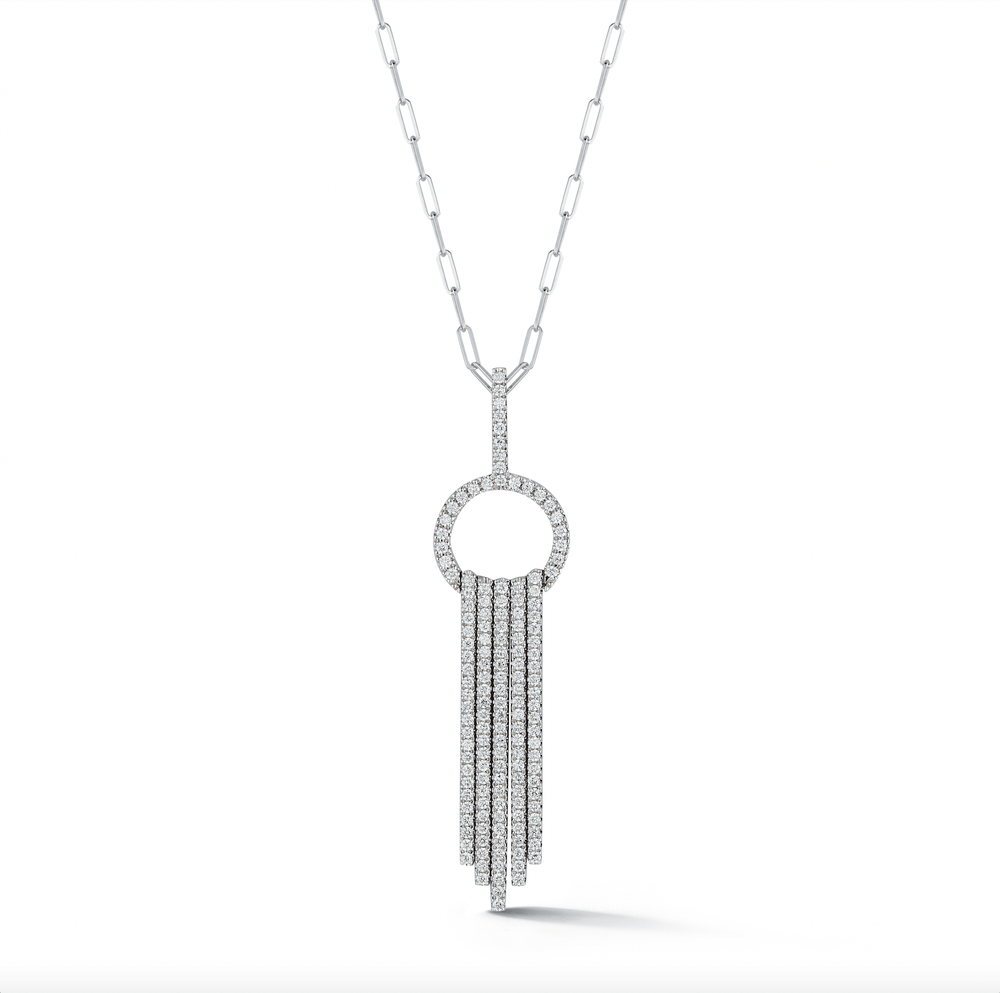 Laurenti New York  Empire Diamond Pendant Necklace