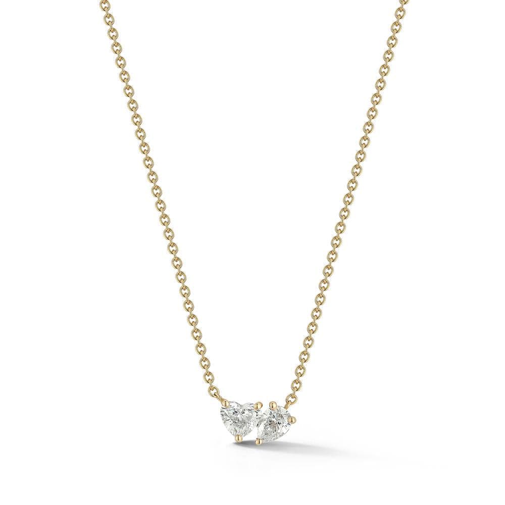 Laurenti New York  Laurenti Two Stone Diamond Necklace